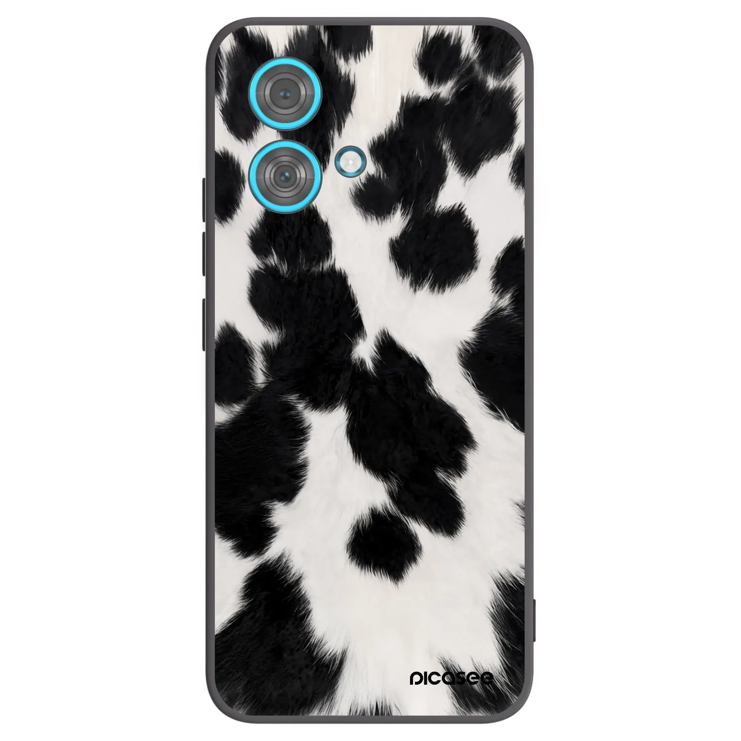Picasee silikonski črni ovitek za Motorola Edge 40 Neo - Black Moo