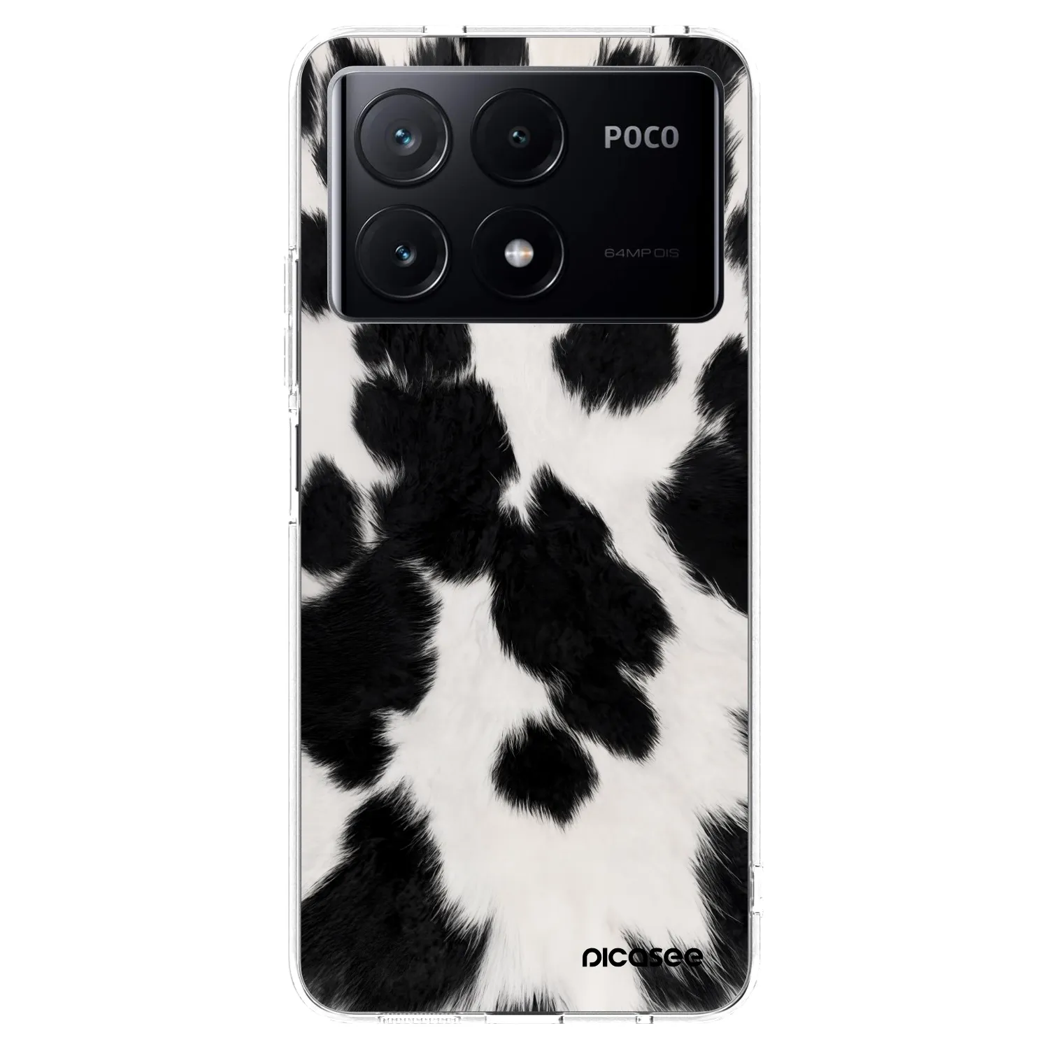 Picasee silikonski prozorni ovitek za Xiaomi Poco X6 Pro - Black Moo