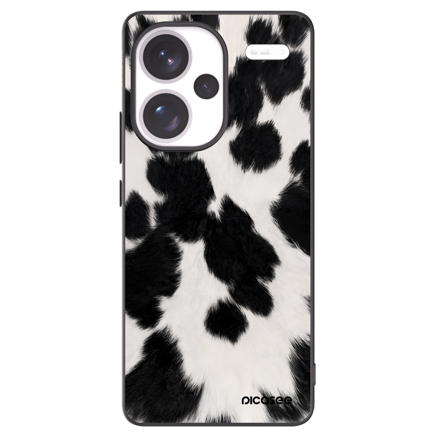 Picasee silikonski črni ovitek za Xiaomi Redmi Note 13 Pro+ 5G - Black Moo