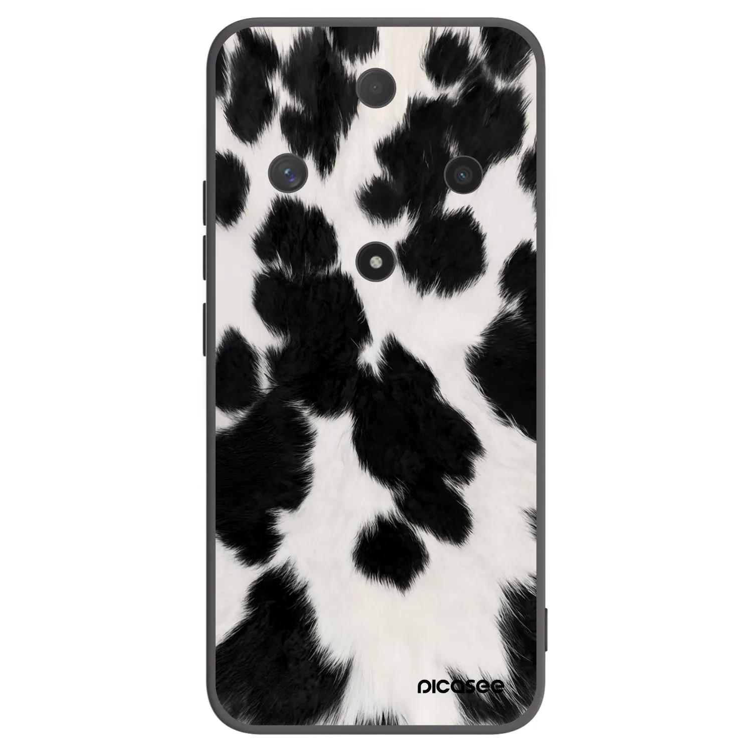 Picasee silikonski črni ovitek za Honor Magic6 Lite 5G - Black Moo