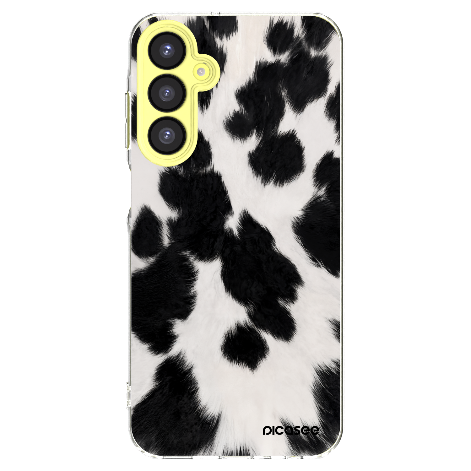 Picasee silikonski prozorni ovitek za Samsung Galaxy A25 A256B 5G - Black Moo