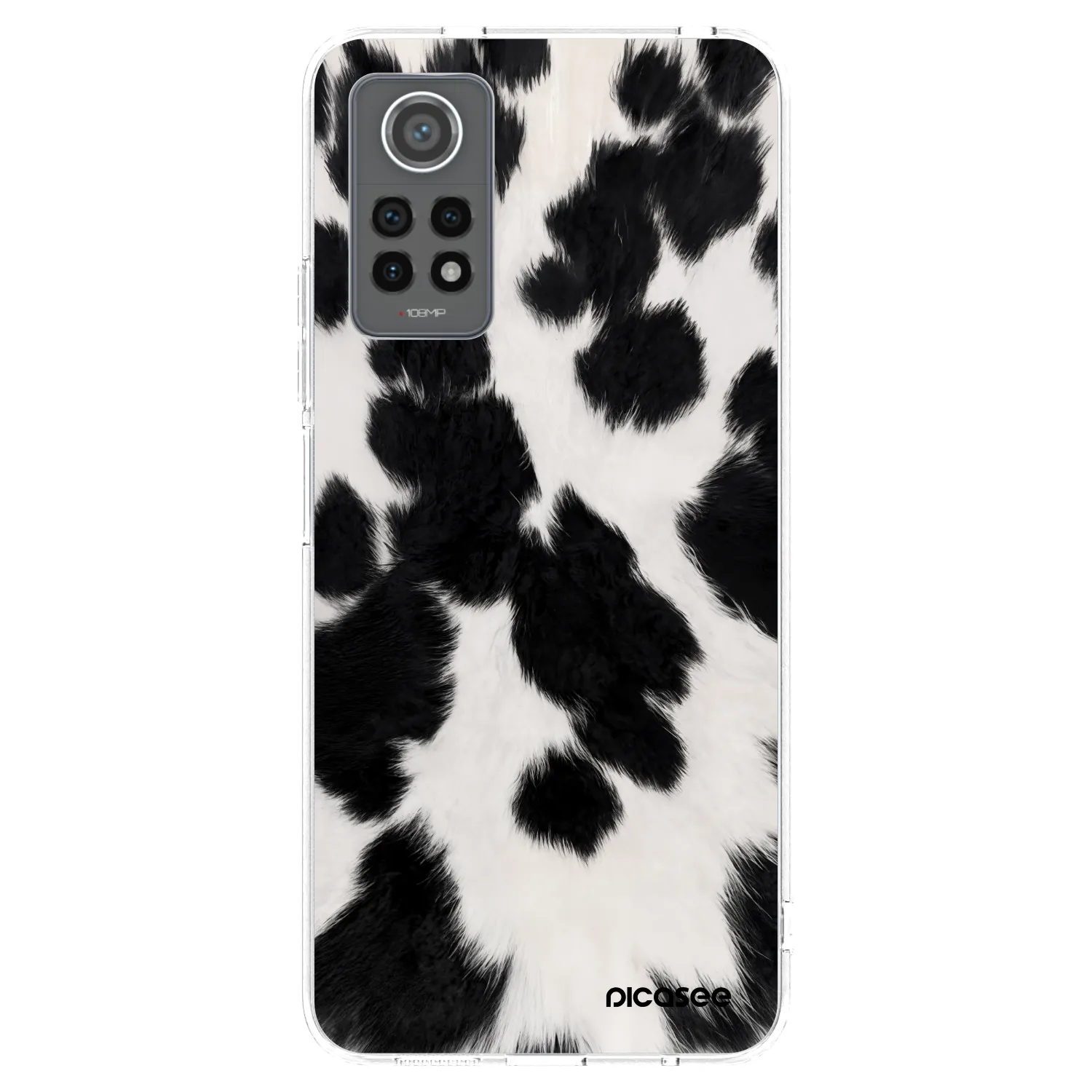 Picasee silikonski prozorni ovitek za Xiaomi Redmi Note 12 Pro 4G - Black Moo