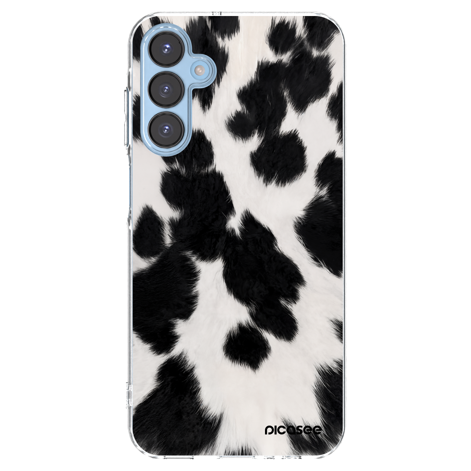 Picasee silikonski prozorni ovitek za Samsung Galaxy A15 A156B 5G - Black Moo