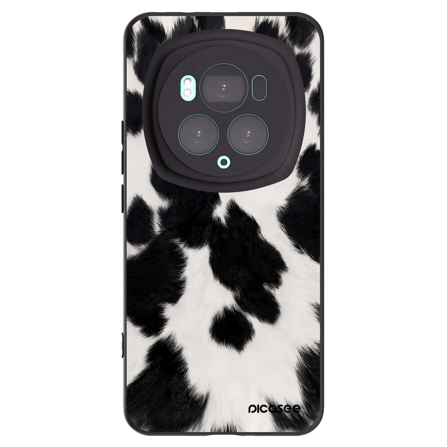 Picasee silikonski črni ovitek za Honor Magic6 Pro - Black Moo