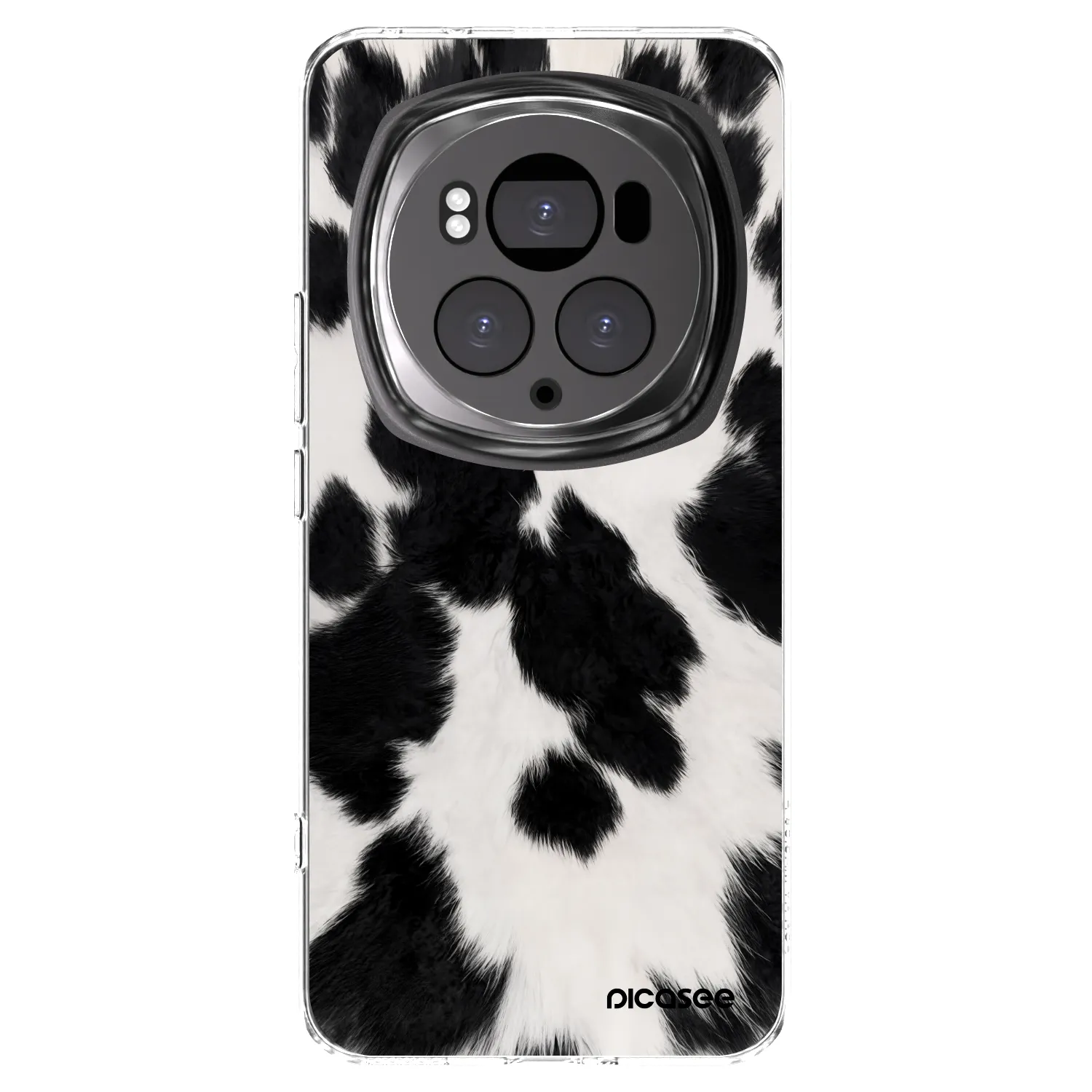 Picasee silikonski prozorni ovitek za Honor Magic6 Pro - Black Moo