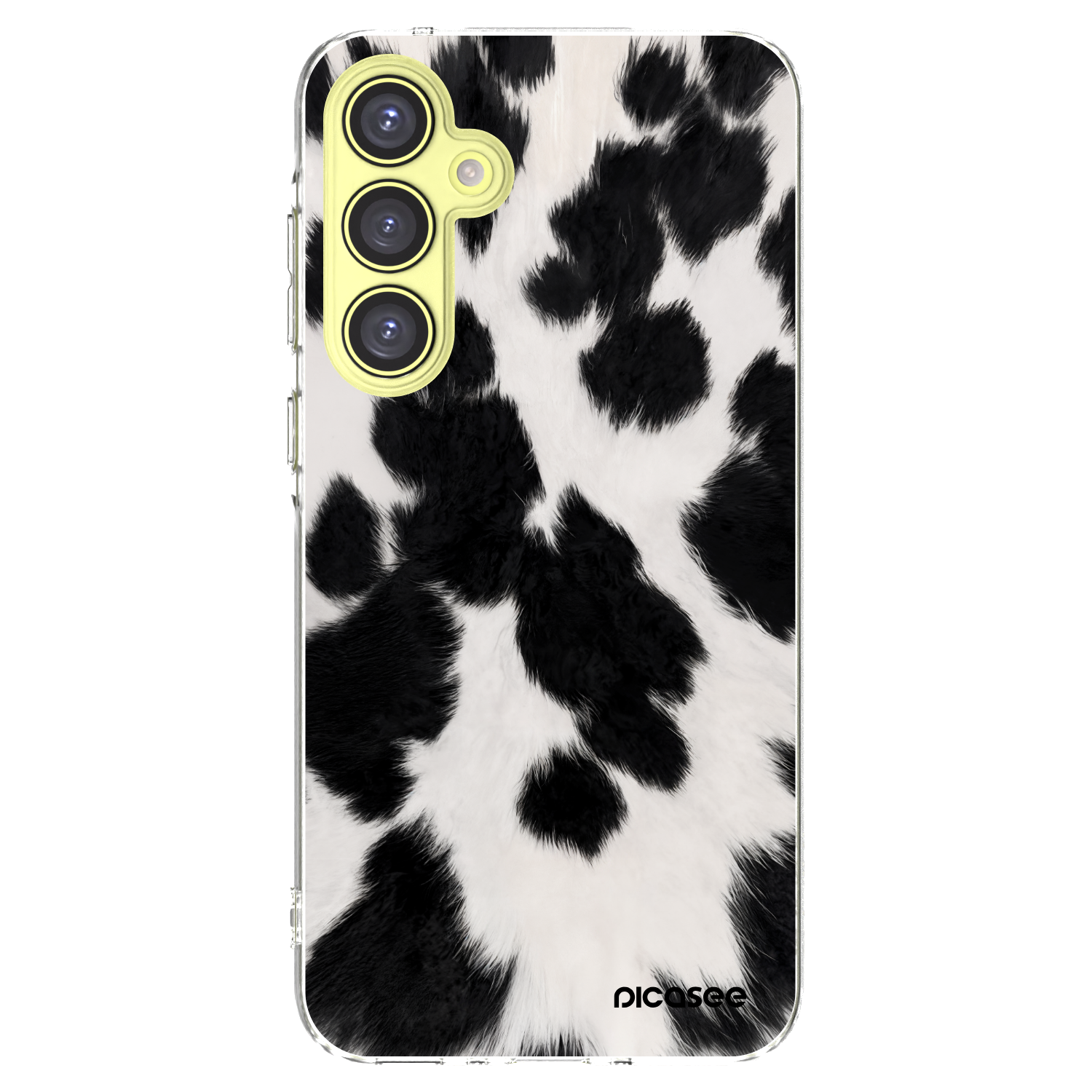 Picasee silikonski prozorni ovitek za Samsung Galaxy A35 5G A356B - Black Moo