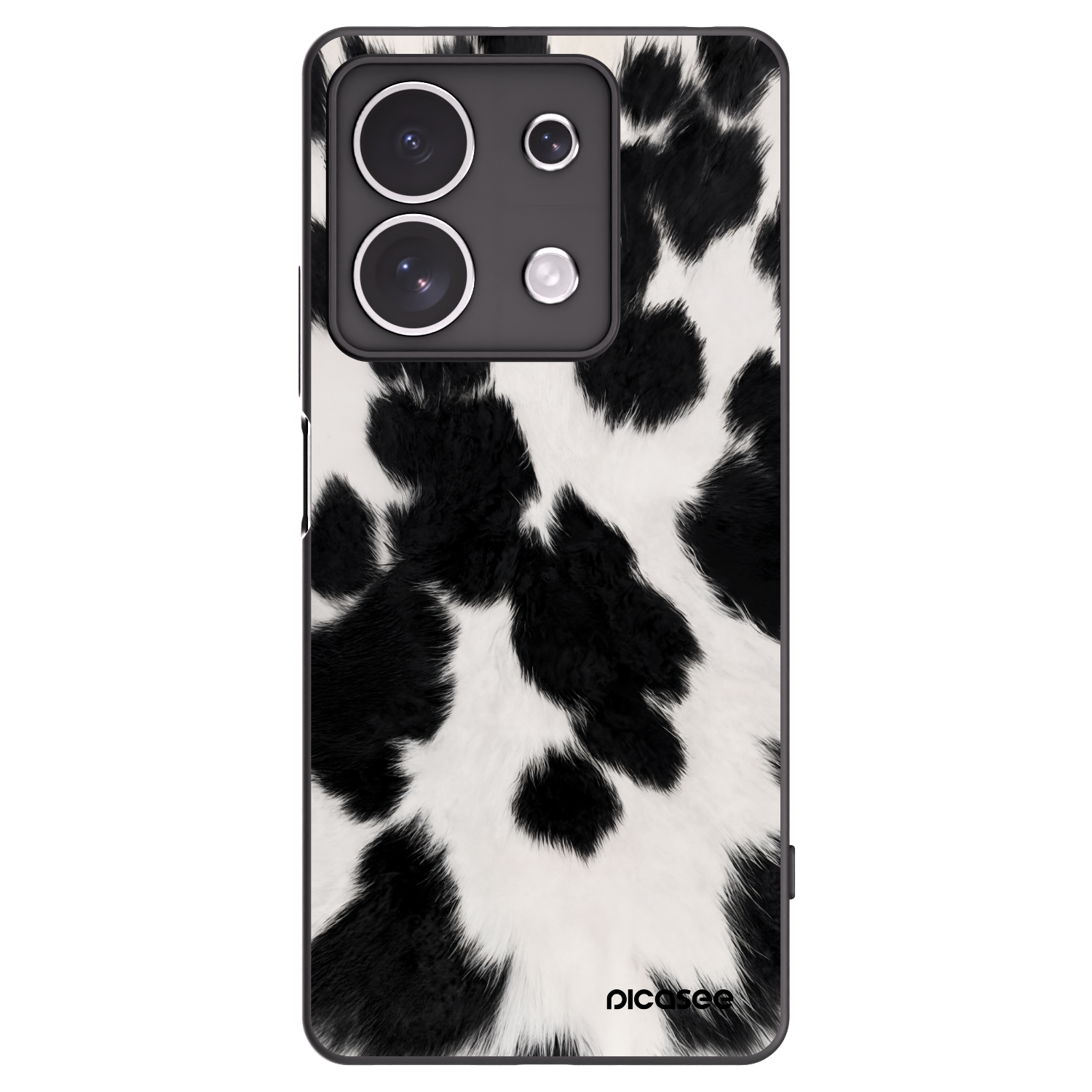 Picasee silikonski črni ovitek za Xiaomi Redmi Note 13 4G - Black Moo