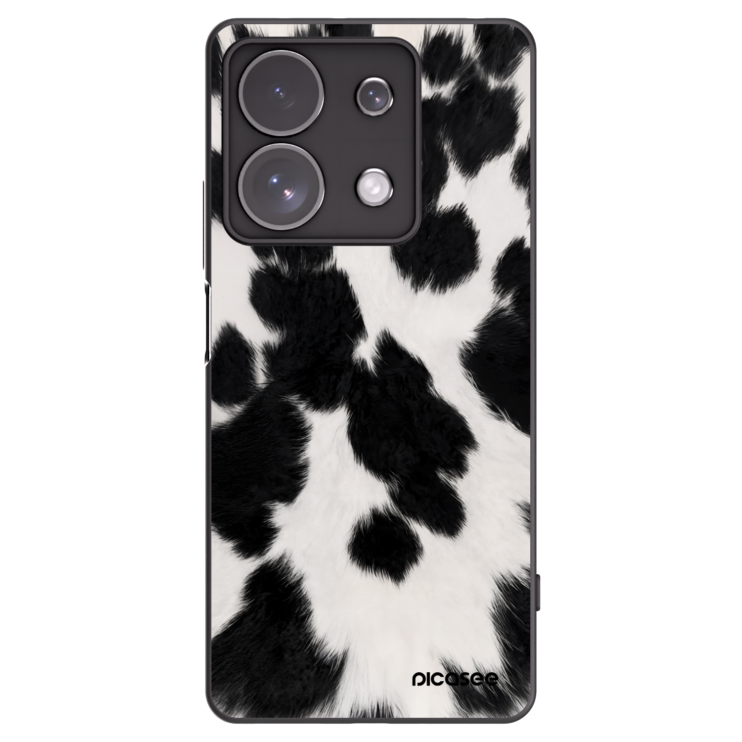 Picasee silikonski črni ovitek za Xiaomi Redmi Note 13 Pro 4G - Black Moo