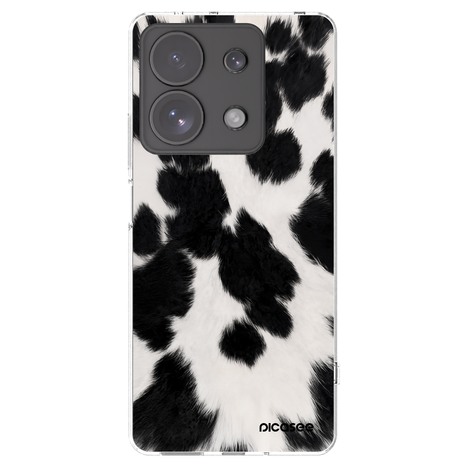 Picasee silikonski prozorni ovitek za Xiaomi Redmi Note 13 Pro 4G - Black Moo