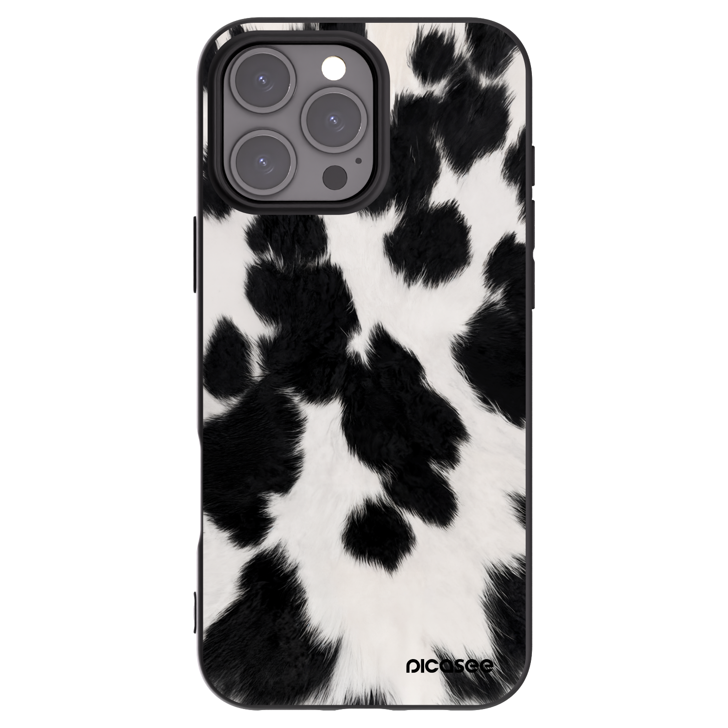 Picasee silikonski črni ovitek za Apple iPhone 16 Pro Max - Black Moo