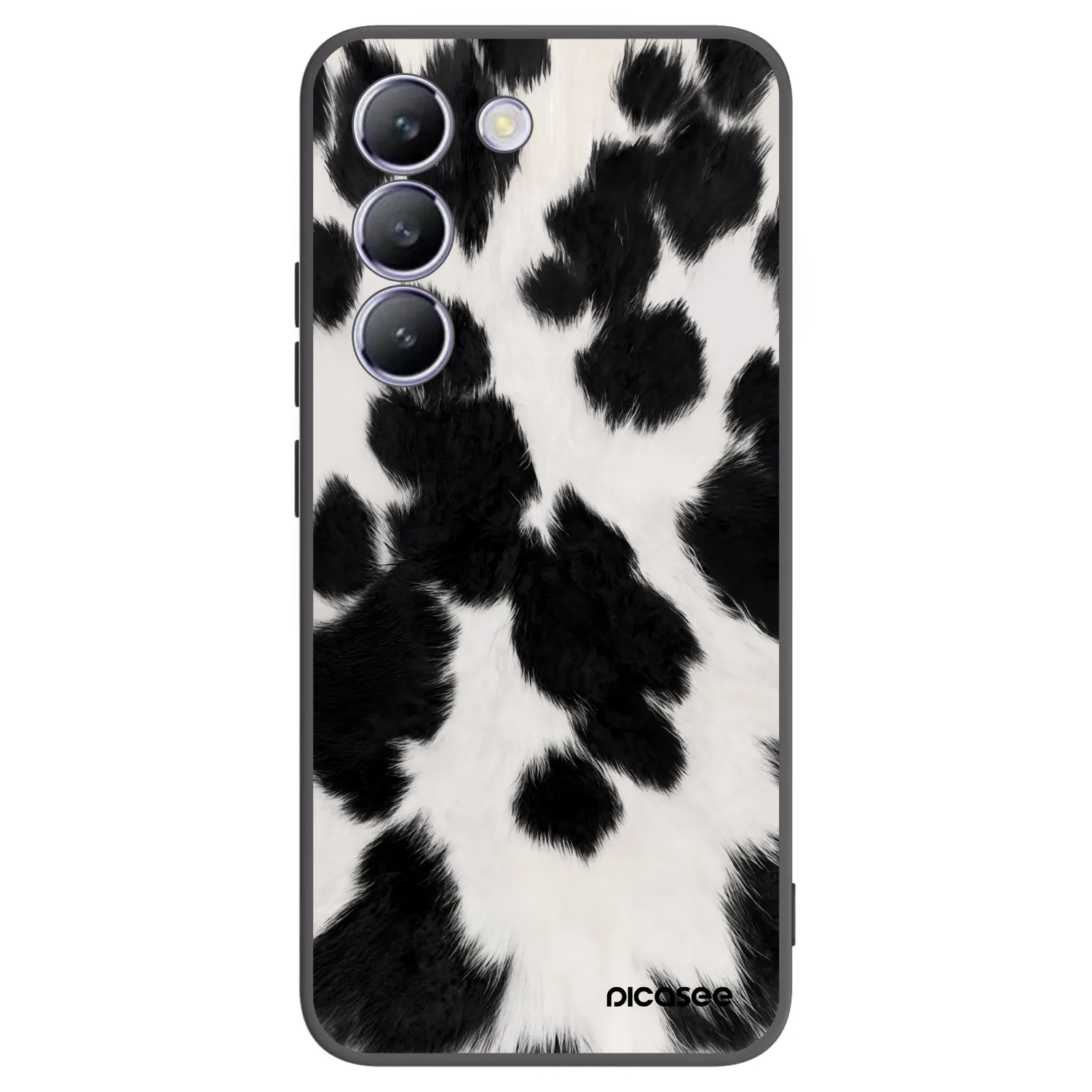 Picasee silikonski črni ovitek za Vivo V40 SE 5G - Black Moo
