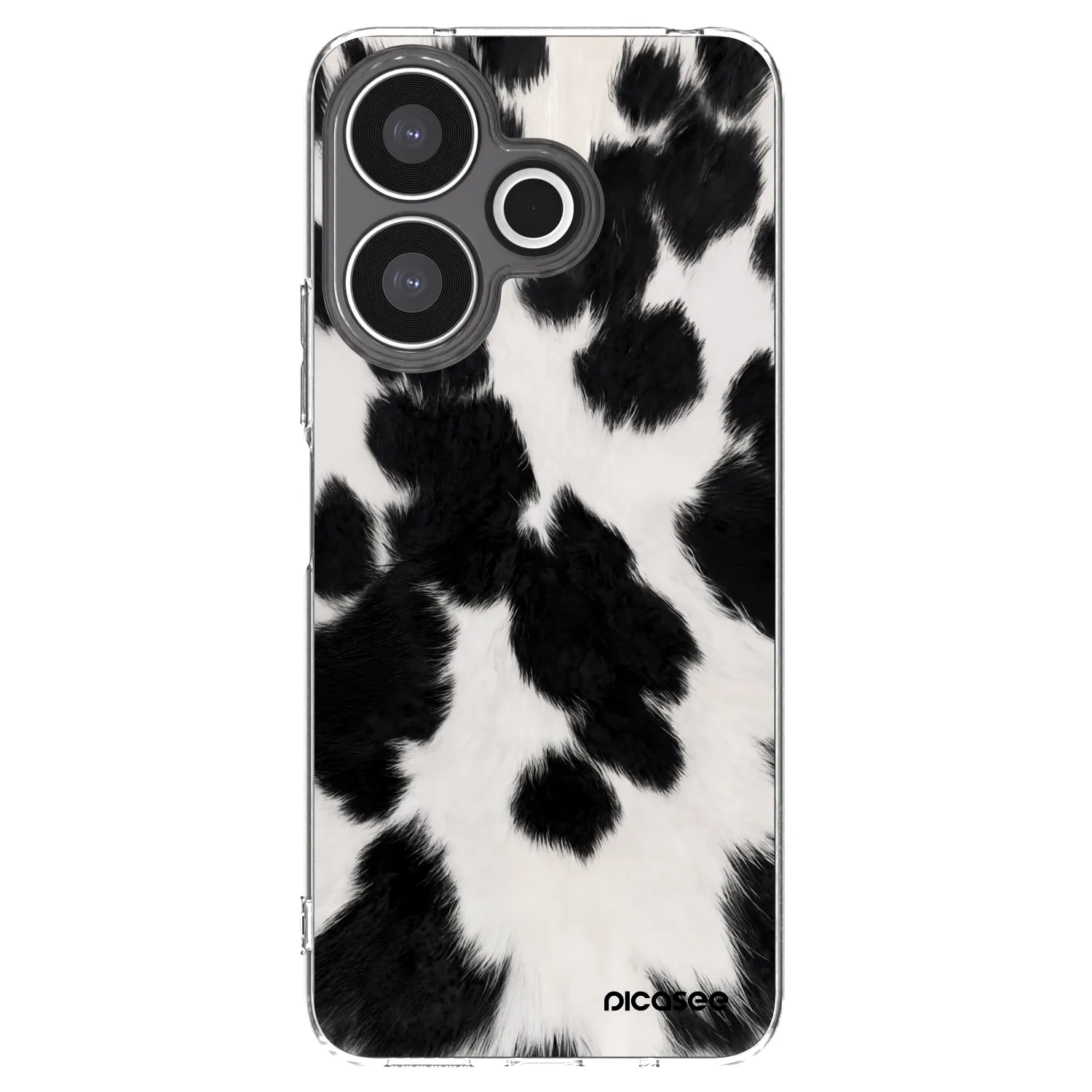 Picasee silikonski prozorni ovitek za Xiaomi Redmi 13 4G - Black Moo