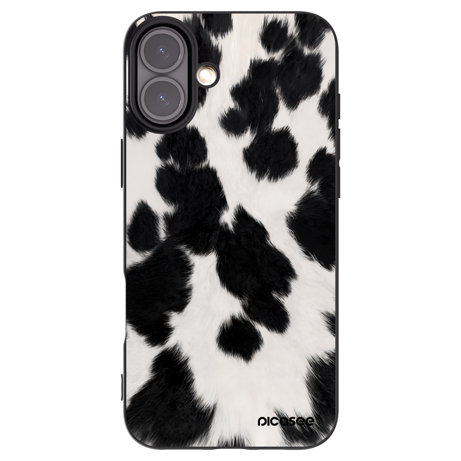 Picasee silikonski črni ovitek za Apple iPhone 16 Plus - Black Moo