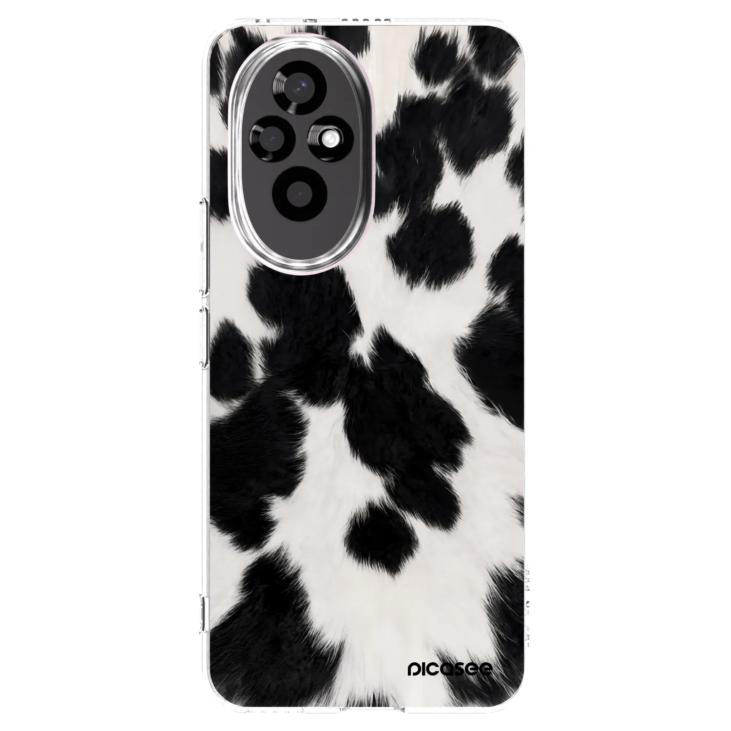 Picasee silikonski prozorni ovitek za Honor 200 Pro 5G - Black Moo