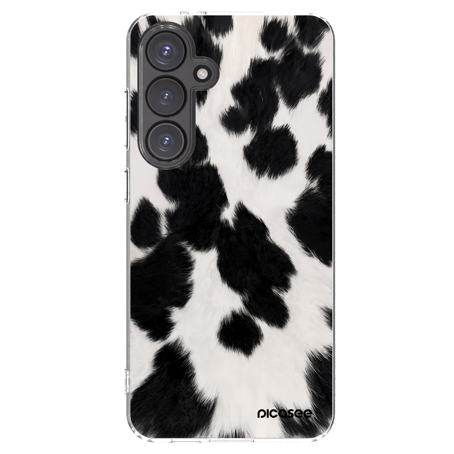 Picasee silikonski prozorni ovitek za Samsung Galaxy S24 FE S721B - Black Moo