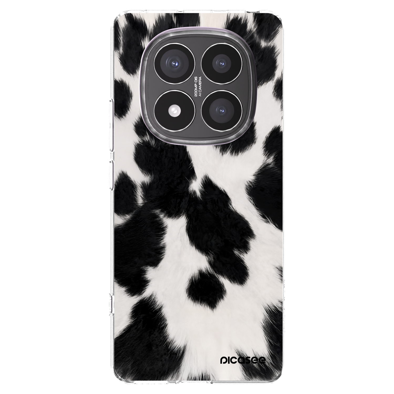Picasee silikonski prozorni ovitek za Xiaomi Redmi Note 14 Pro+ 5G - Black Moo