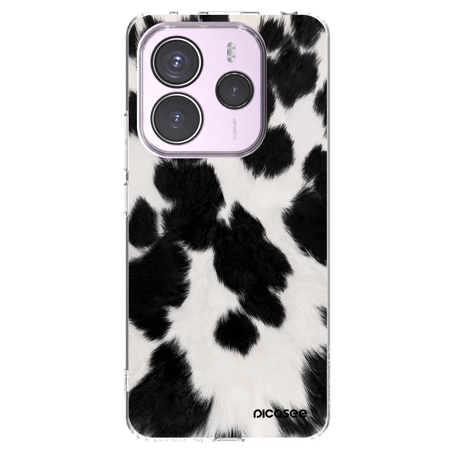 Picasee silikonski prozorni ovitek za Xiaomi Redmi Note 14 5G - Black Moo