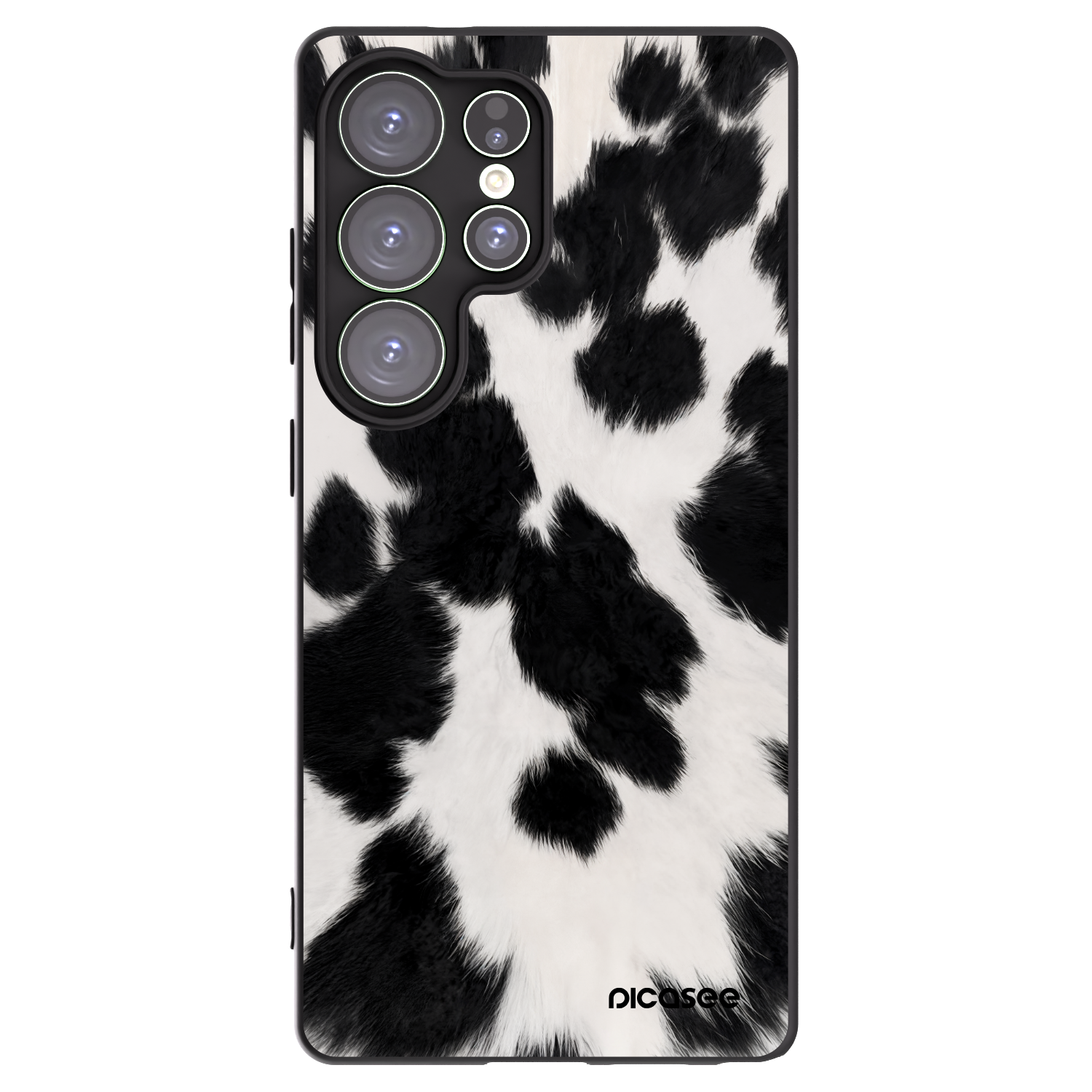 Picasee silikonski črni ovitek za Samsung Galaxy S25 Ultra 5G - Black Moo