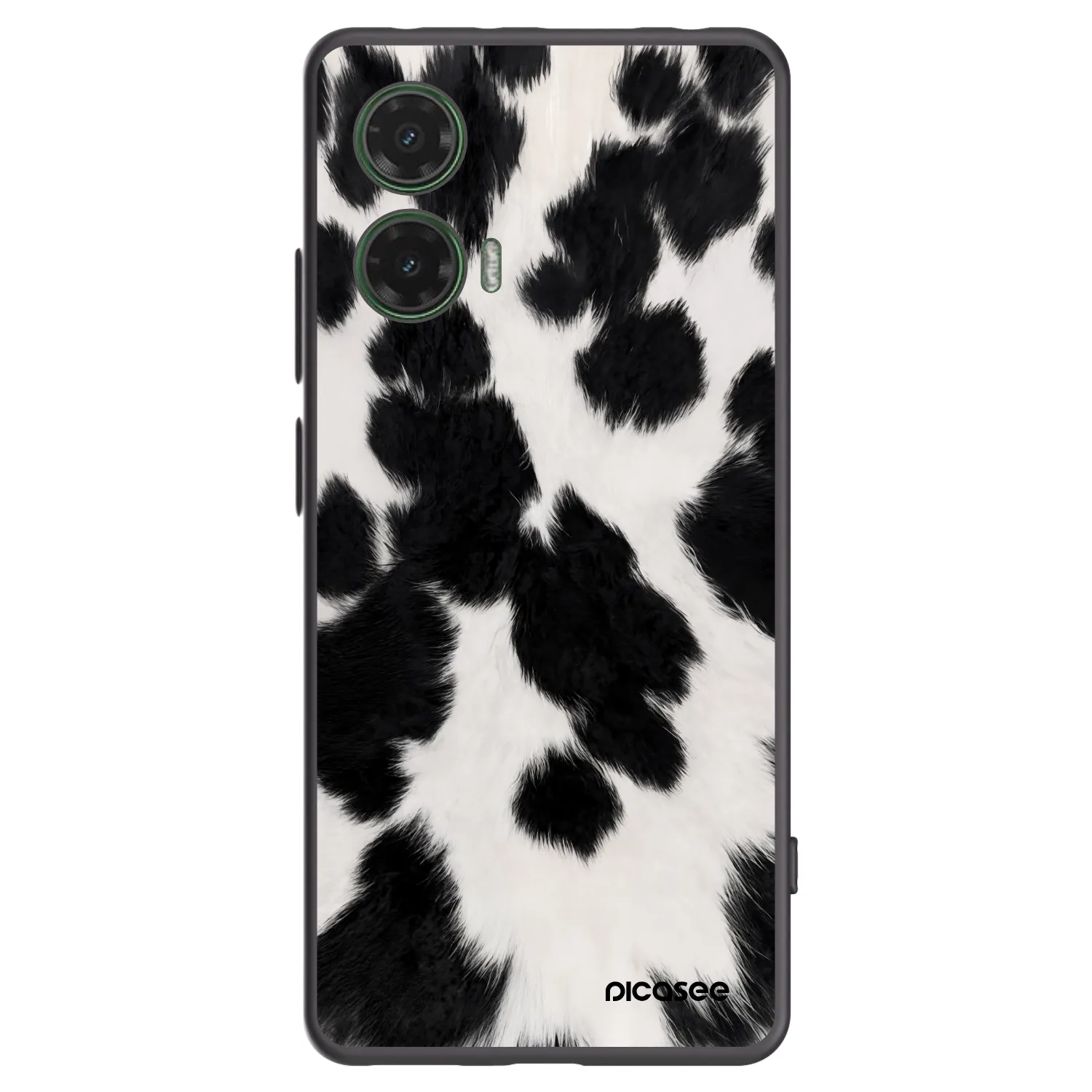 Picasee silikonski črni ovitek za Motorola Moto G35 5G - Black Moo