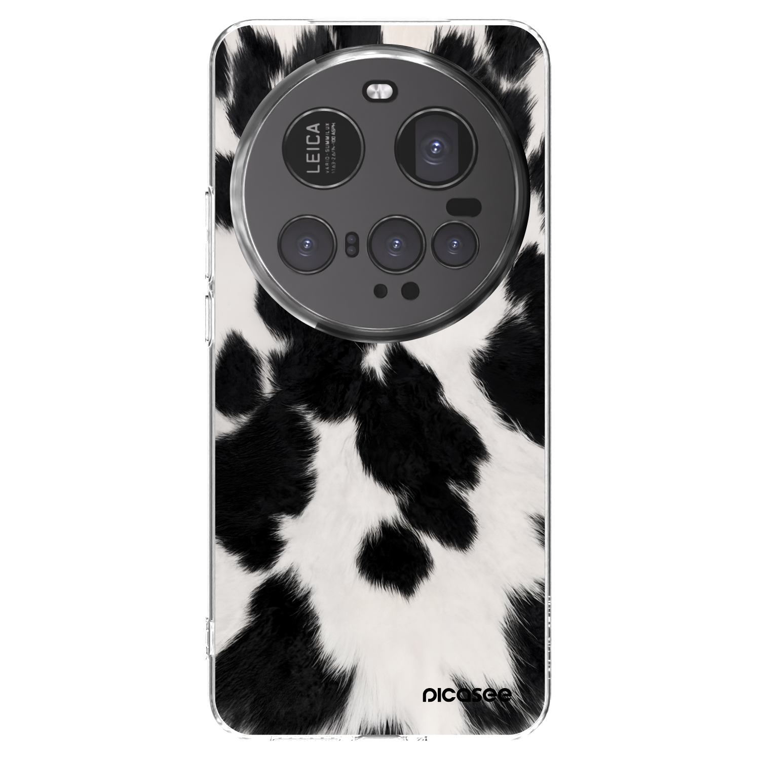 Picasee silikonski prozorni ovitek za Xiaomi 15 Ultra - Black Moo