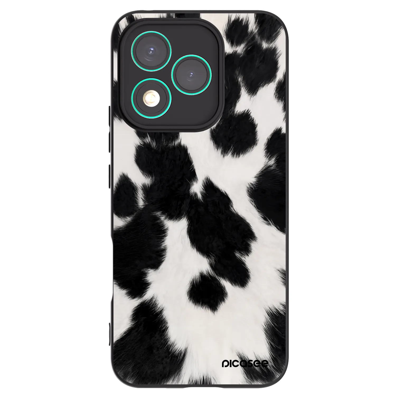 Picasee silikonski črni ovitek za Honor 400 Lite 5G - Black Moo