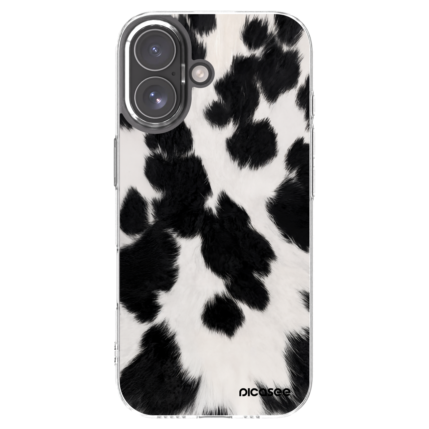 Picasee silikonski prozorni ovitek za Apple iPhone 17 - Black Moo