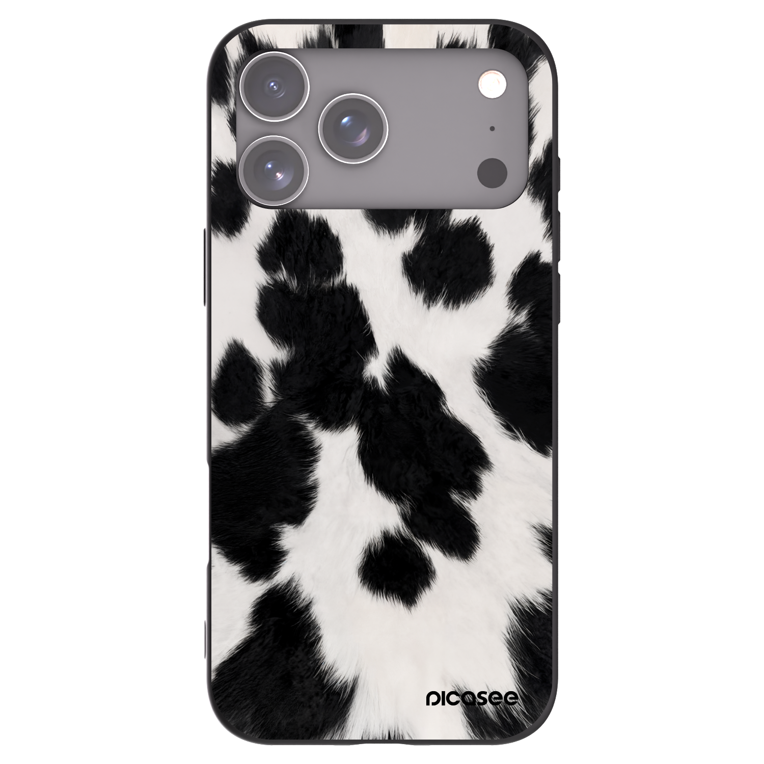 Picasee silikonski črni ovitek za Apple iPhone 17 Pro Max - Black Moo