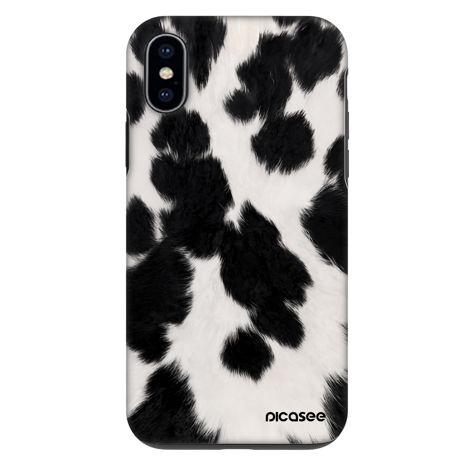 Picasee Fashion Case za Apple iPhone X/XS - Black Moo