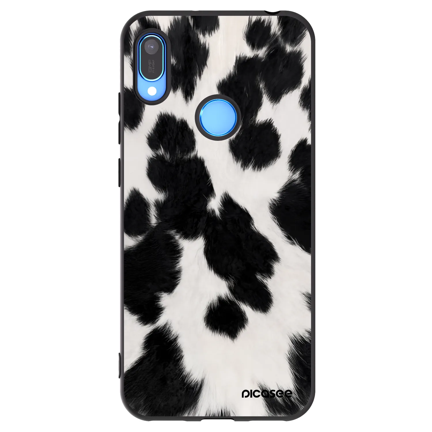 Picasee silikonski črni ovitek za Huawei Y6 2019 - Black Moo