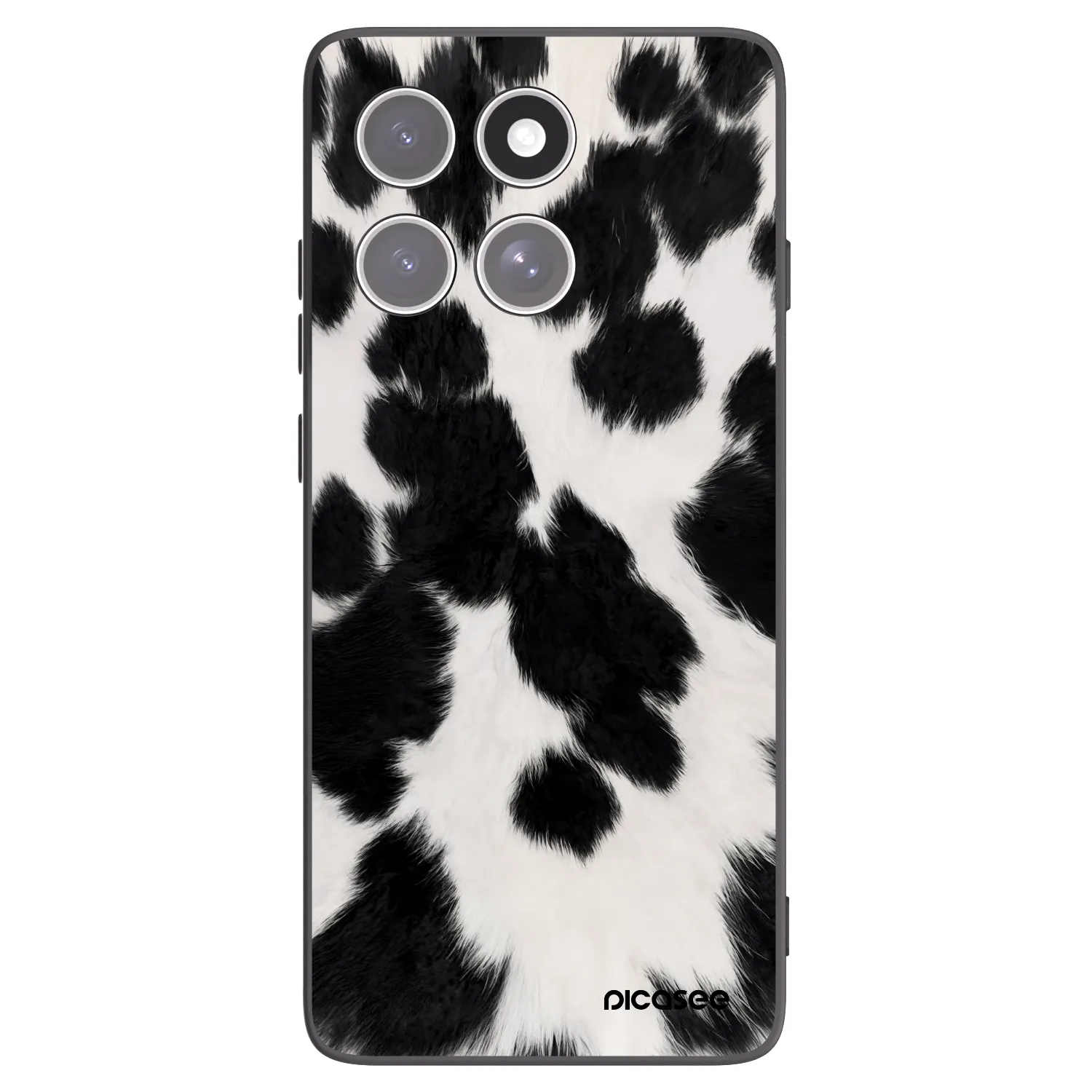Picasee silikonski črni ovitek za Motorola Edge 60 Fusion - Black Moo