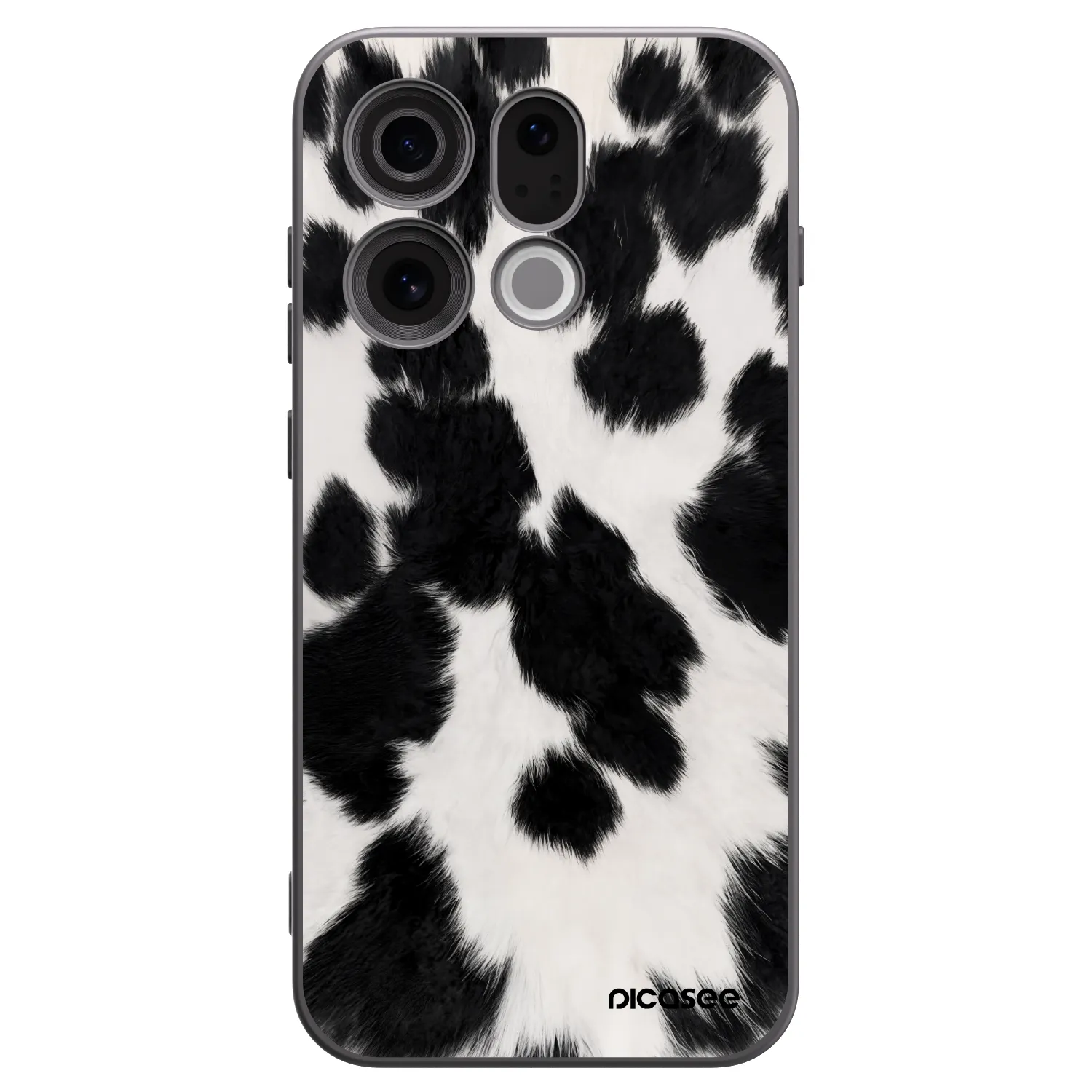 Picasee silikonski črni ovitek za OPPO Find X9 - Black Moo