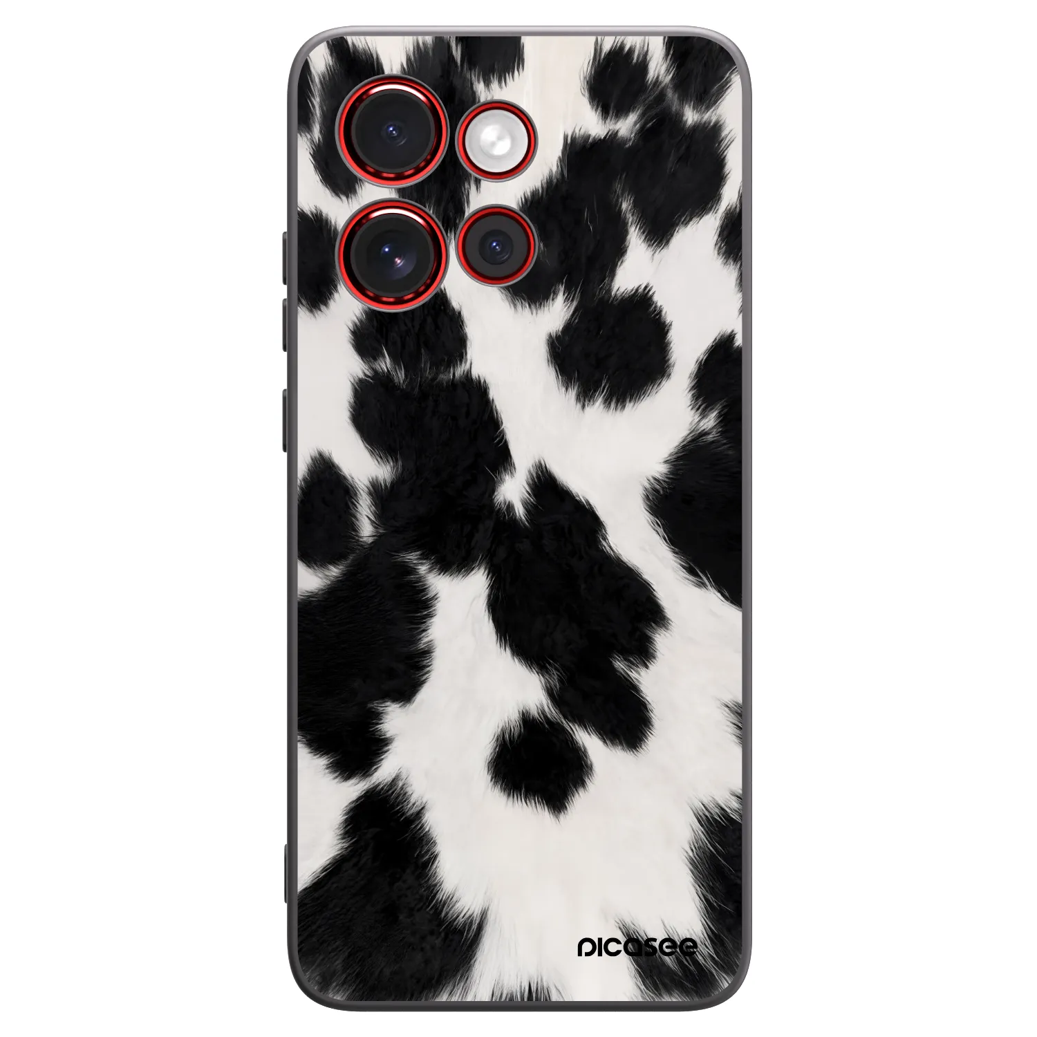 Picasee silikonski črni ovitek za Motorola Edge 60 Neo 5G - Black Moo