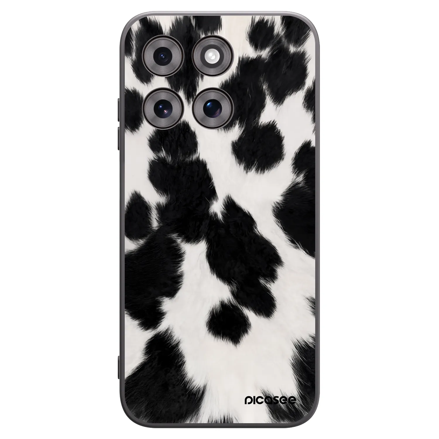 Picasee silikonski črni ovitek za Motorola Moto G77 - Black Moo