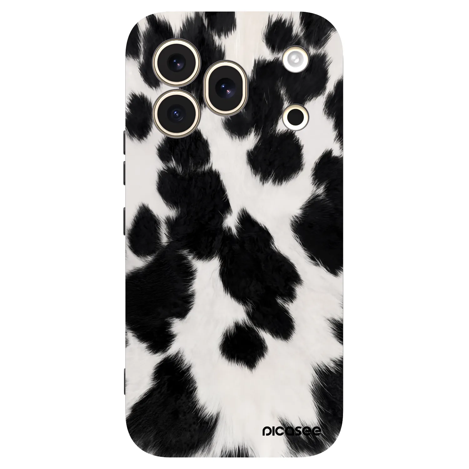 Picasee silikonski črni ovitek za Honor 600 Pro - Black Moo