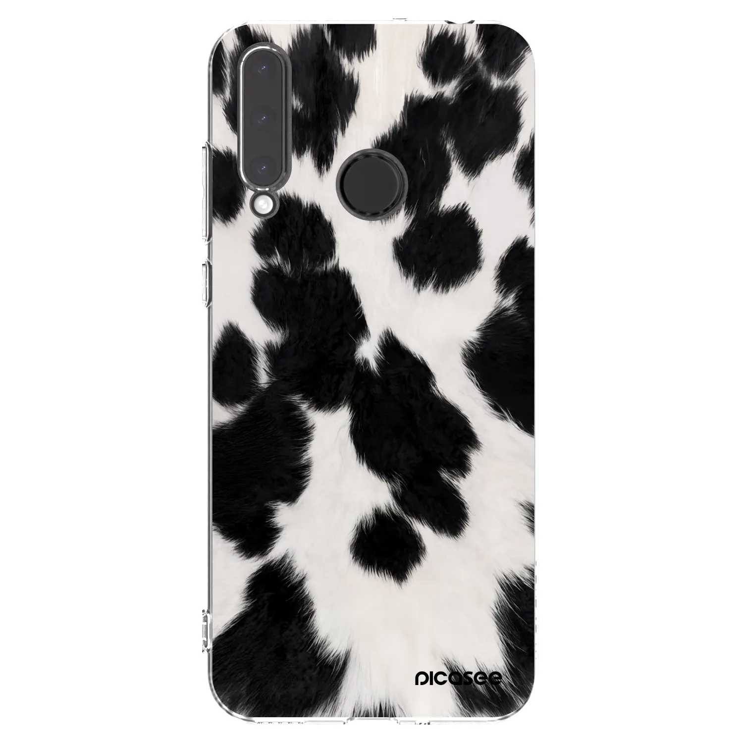 Picasee silikonski prozorni ovitek za Honor 20 Lite - Black Moo