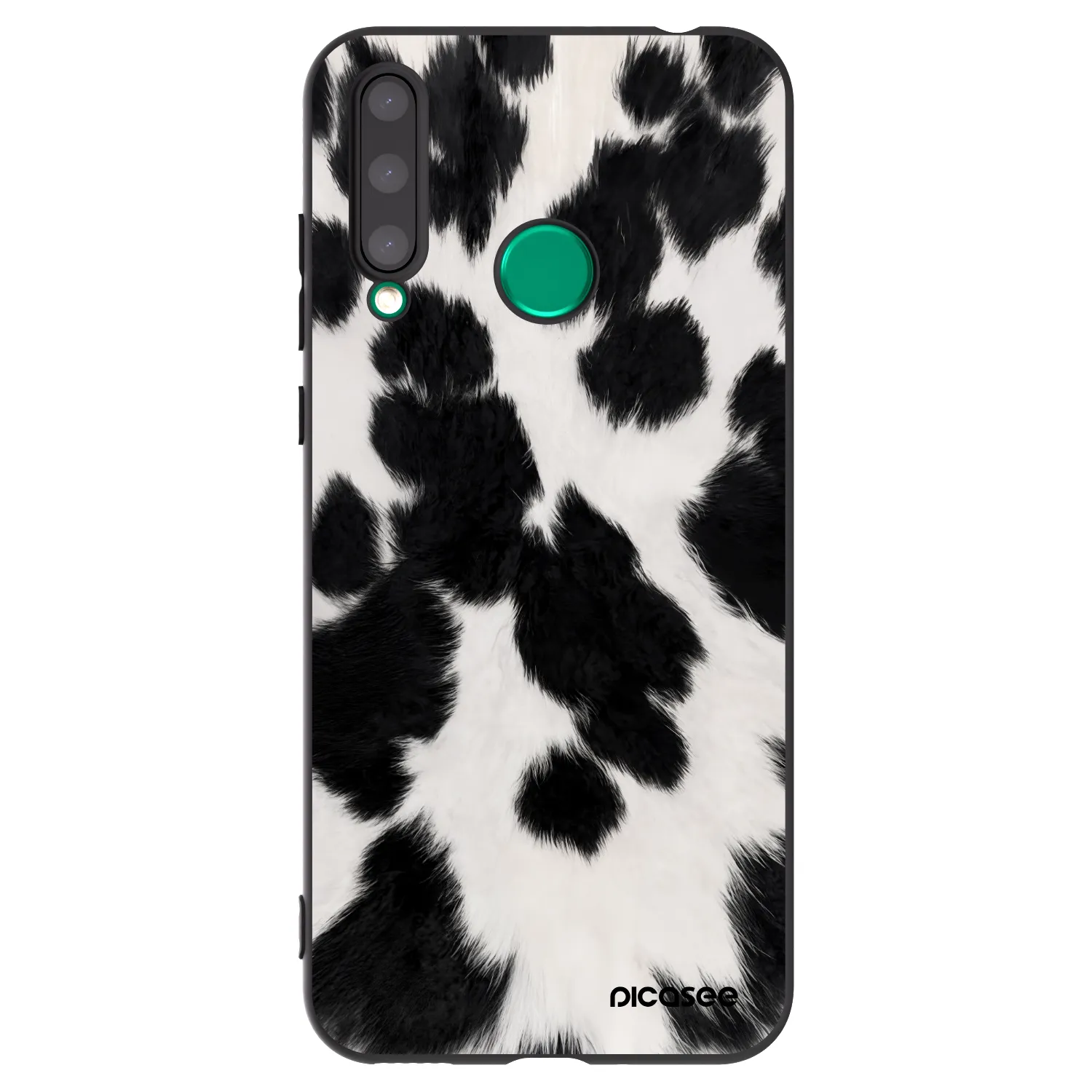 Picasee silikonski črni ovitek za Honor 20 Lite - Black Moo