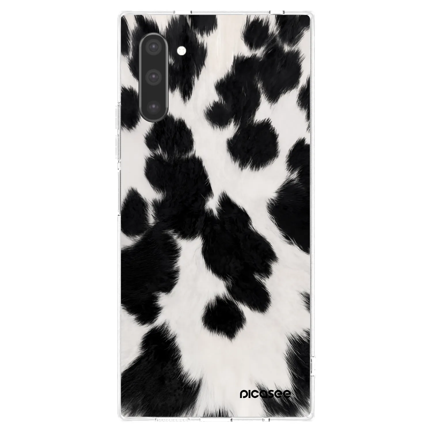 Picasee silikonski prozorni ovitek za Samsung Galaxy Note 10 N970F - Black Moo