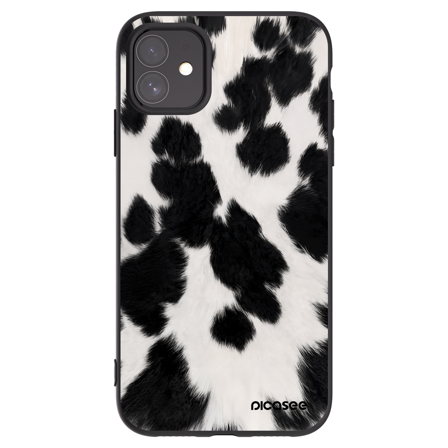 Picasee silikonski črni ovitek za Apple iPhone 11 - Black Moo