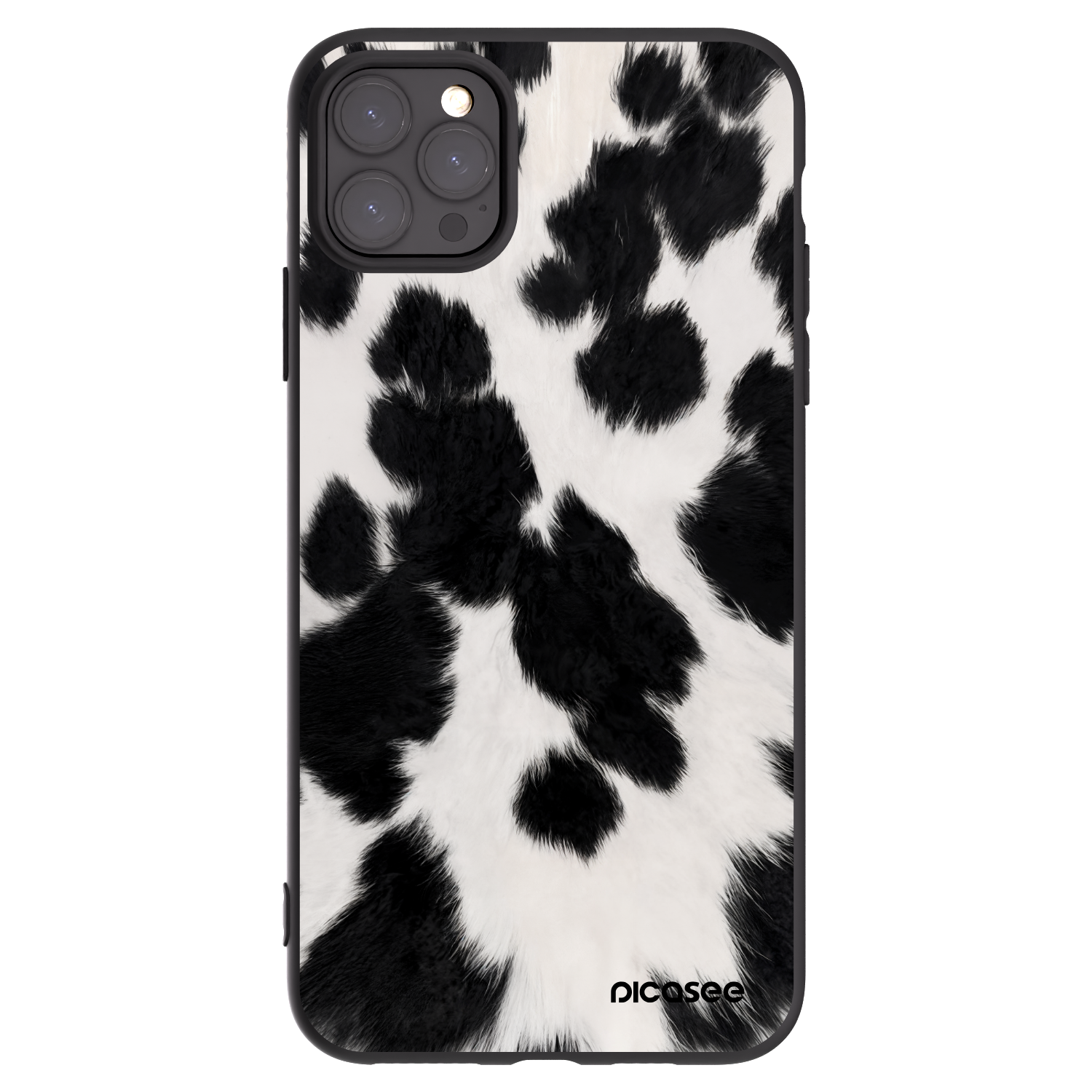 Picasee silikonski črni ovitek za Apple iPhone 11 Pro Max - Black Moo