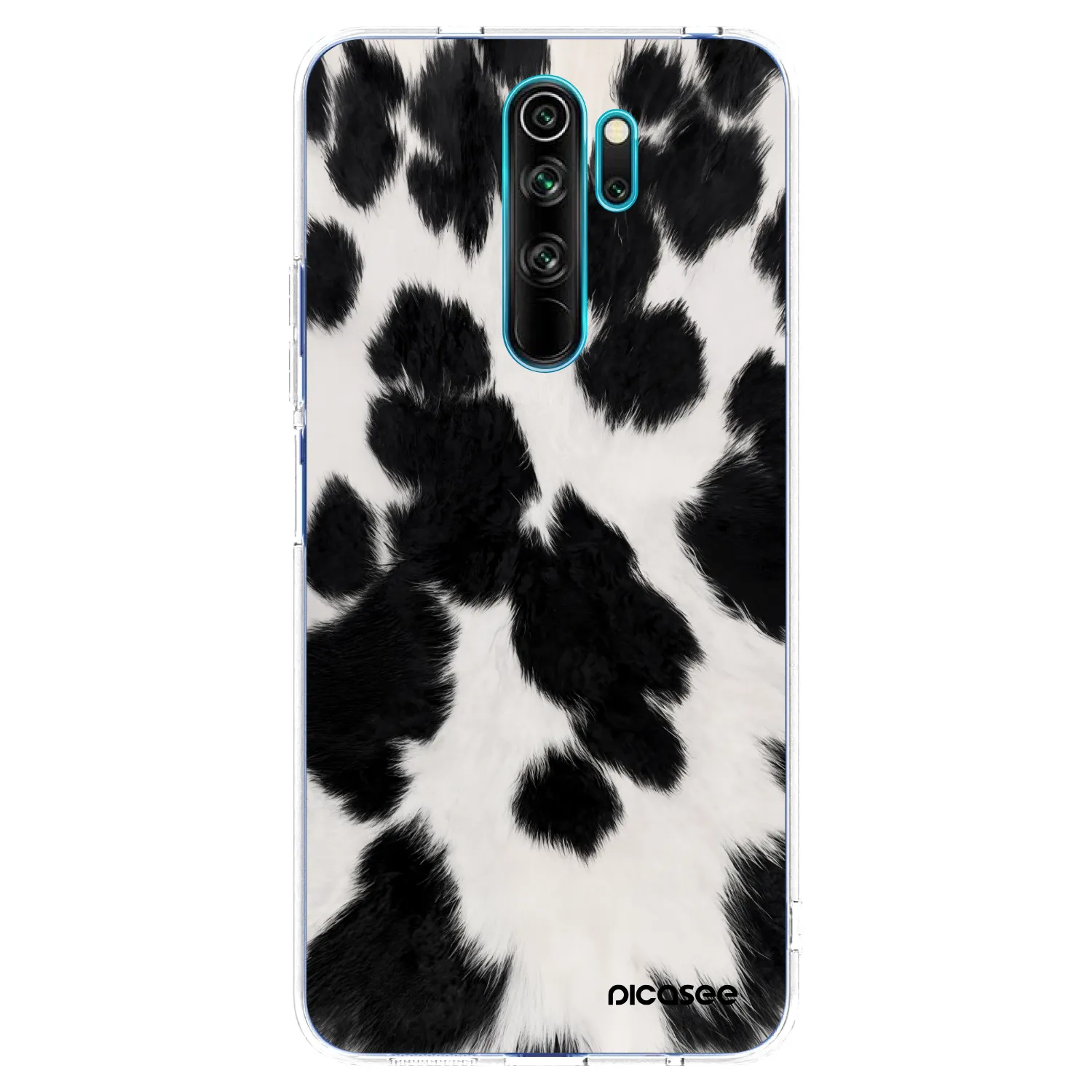 Picasee silikonski prozorni ovitek za Xiaomi Redmi Note 8 Pro - Black Moo