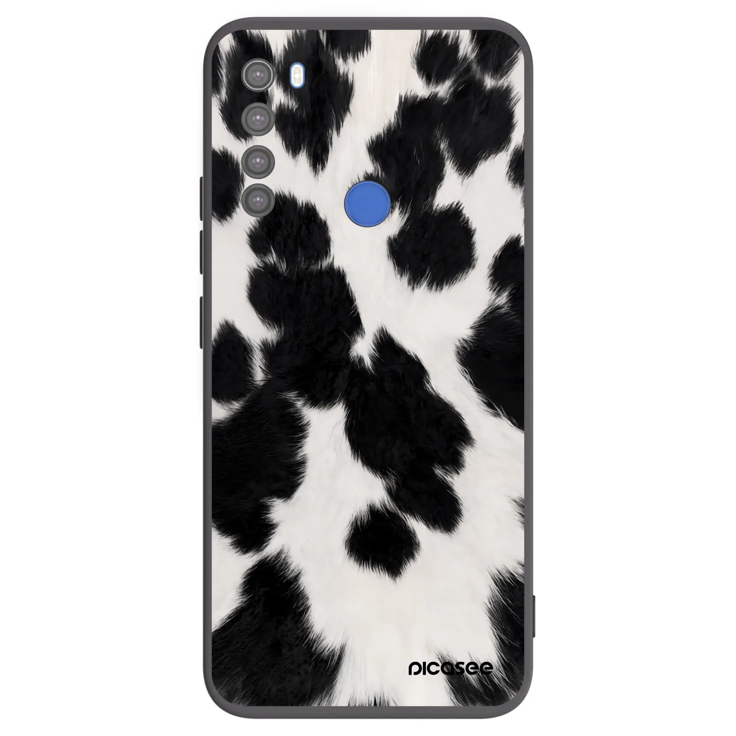 Picasee silikonski črni ovitek za Xiaomi Redmi Note 8T - Black Moo