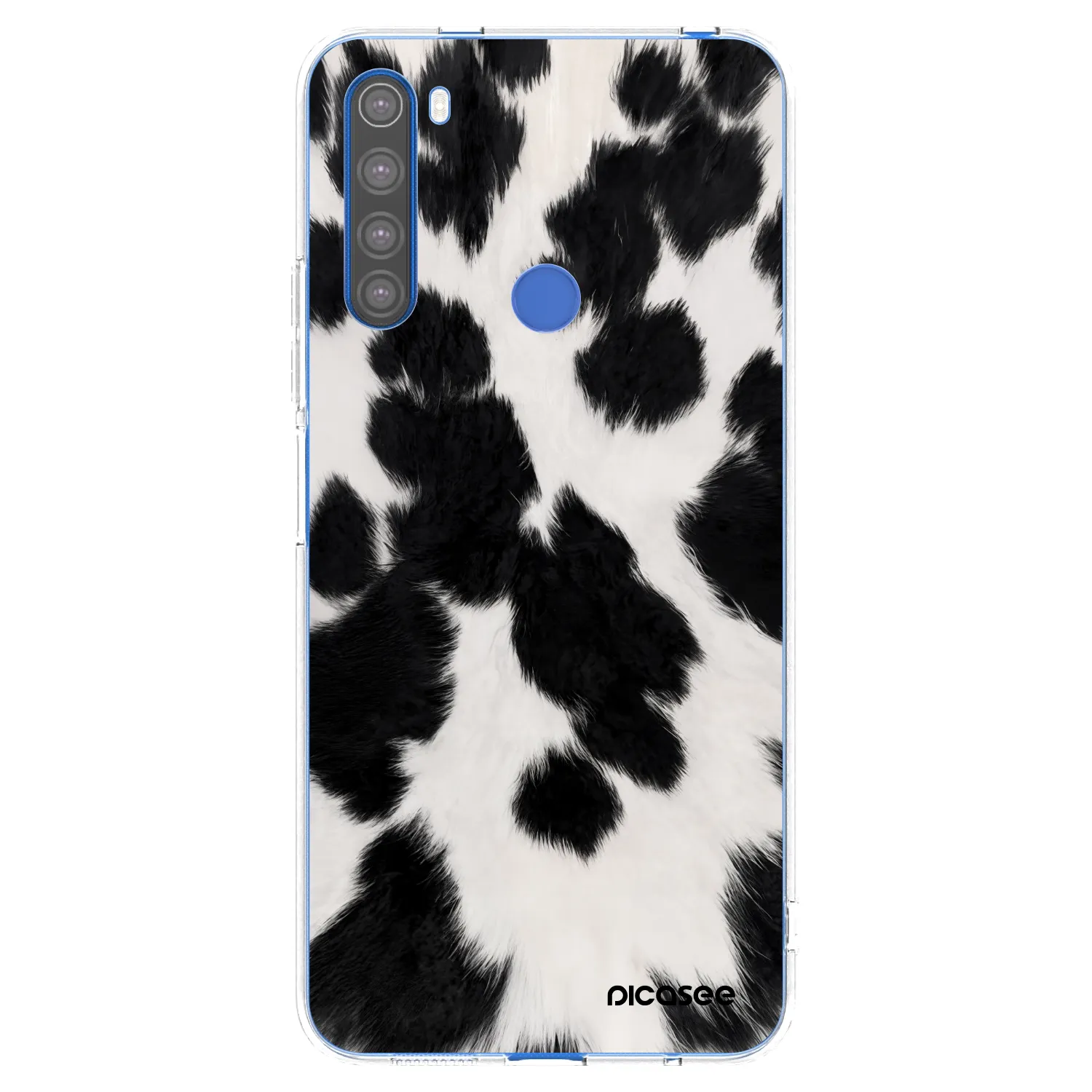 Picasee silikonski prozorni ovitek za Xiaomi Redmi Note 8T - Black Moo