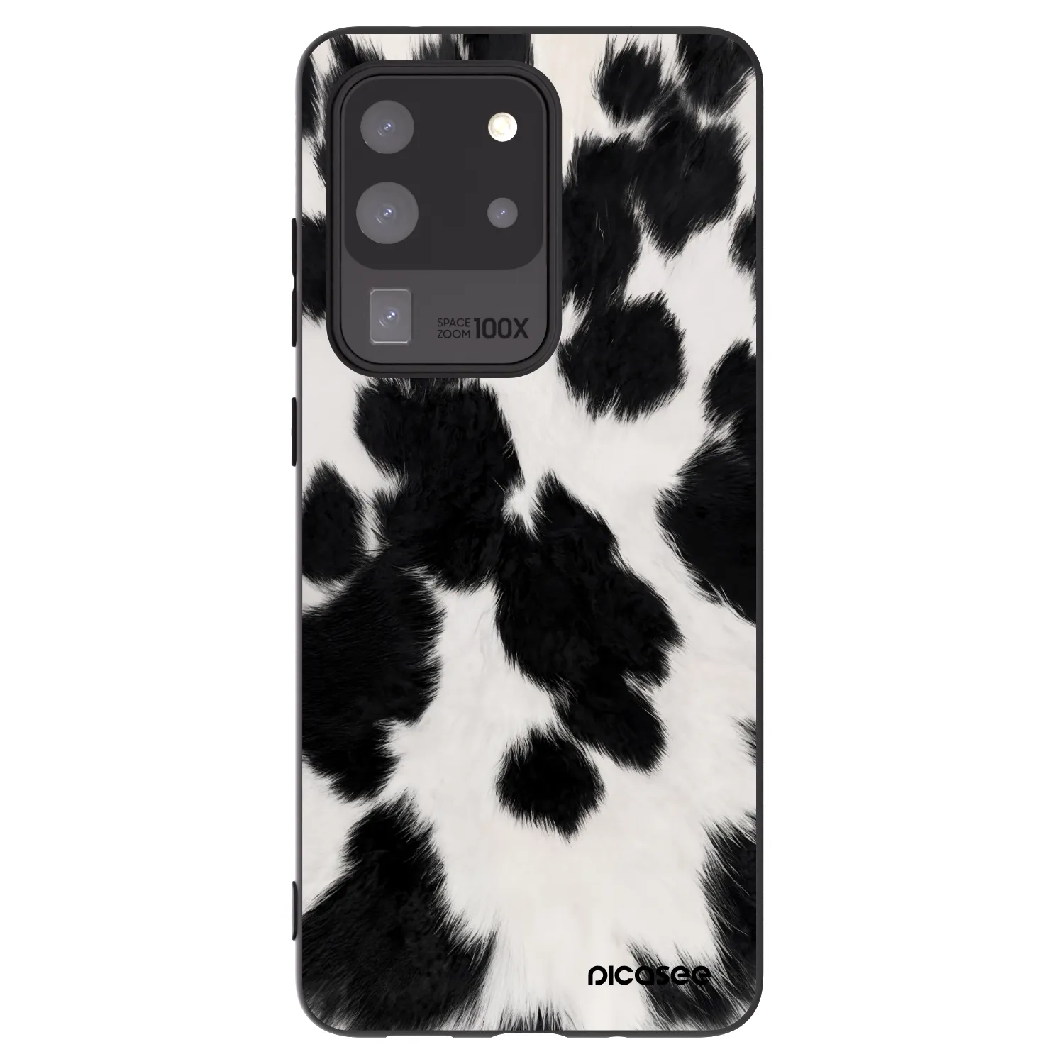 Picasee silikonski črni ovitek za Samsung Galaxy S20 Ultra 5G G988F - Black Moo