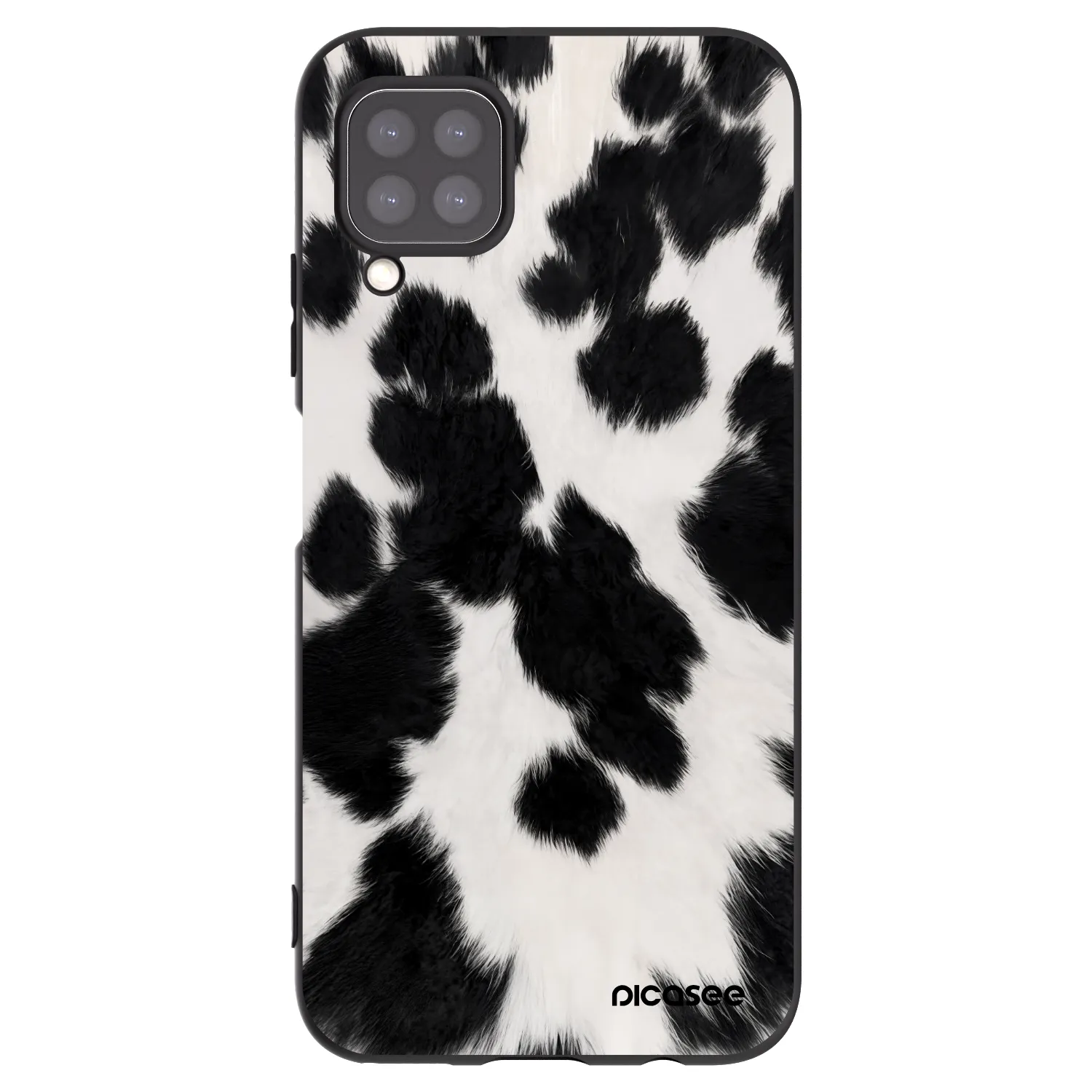 Picasee silikonski črni ovitek za Huawei P40 Lite - Black Moo