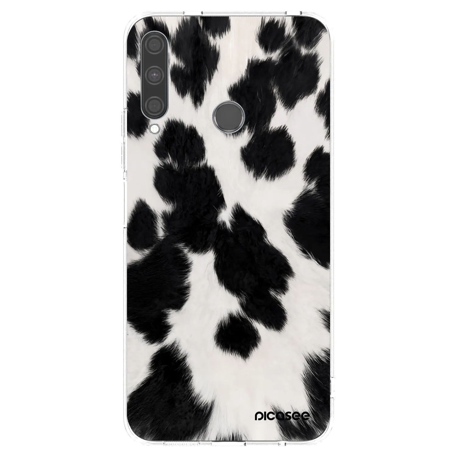 Picasee silikonski prozorni ovitek za Huawei P40 Lite E - Black Moo