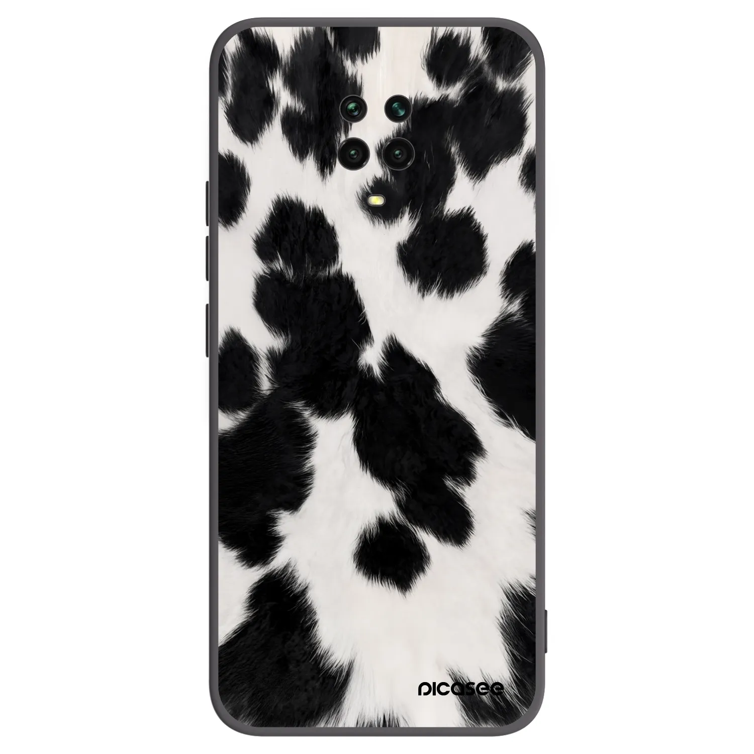 Picasee silikonski črni ovitek za Xiaomi Redmi Note 9 Pro - Black Moo