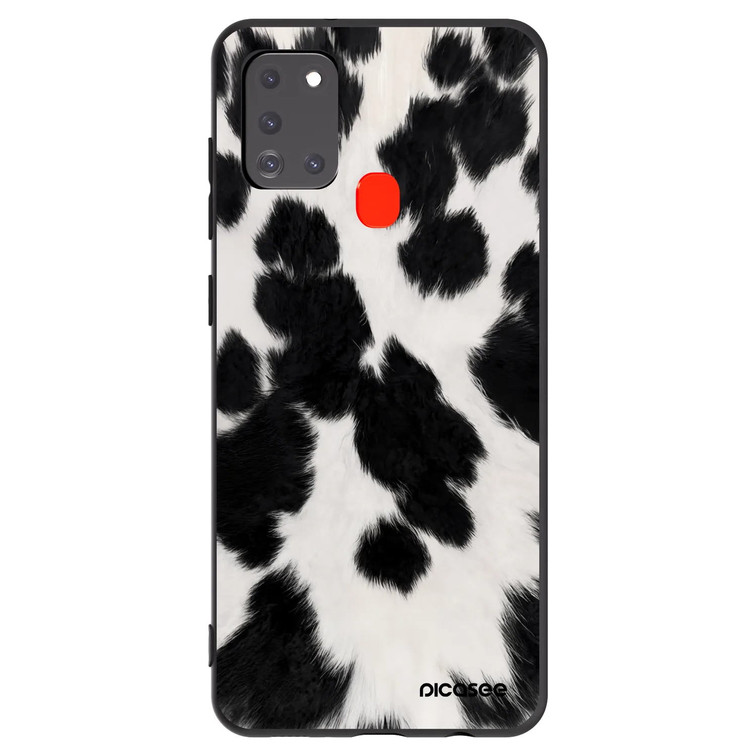 Picasee silikonski črni ovitek za Samsung Galaxy A21s - Black Moo