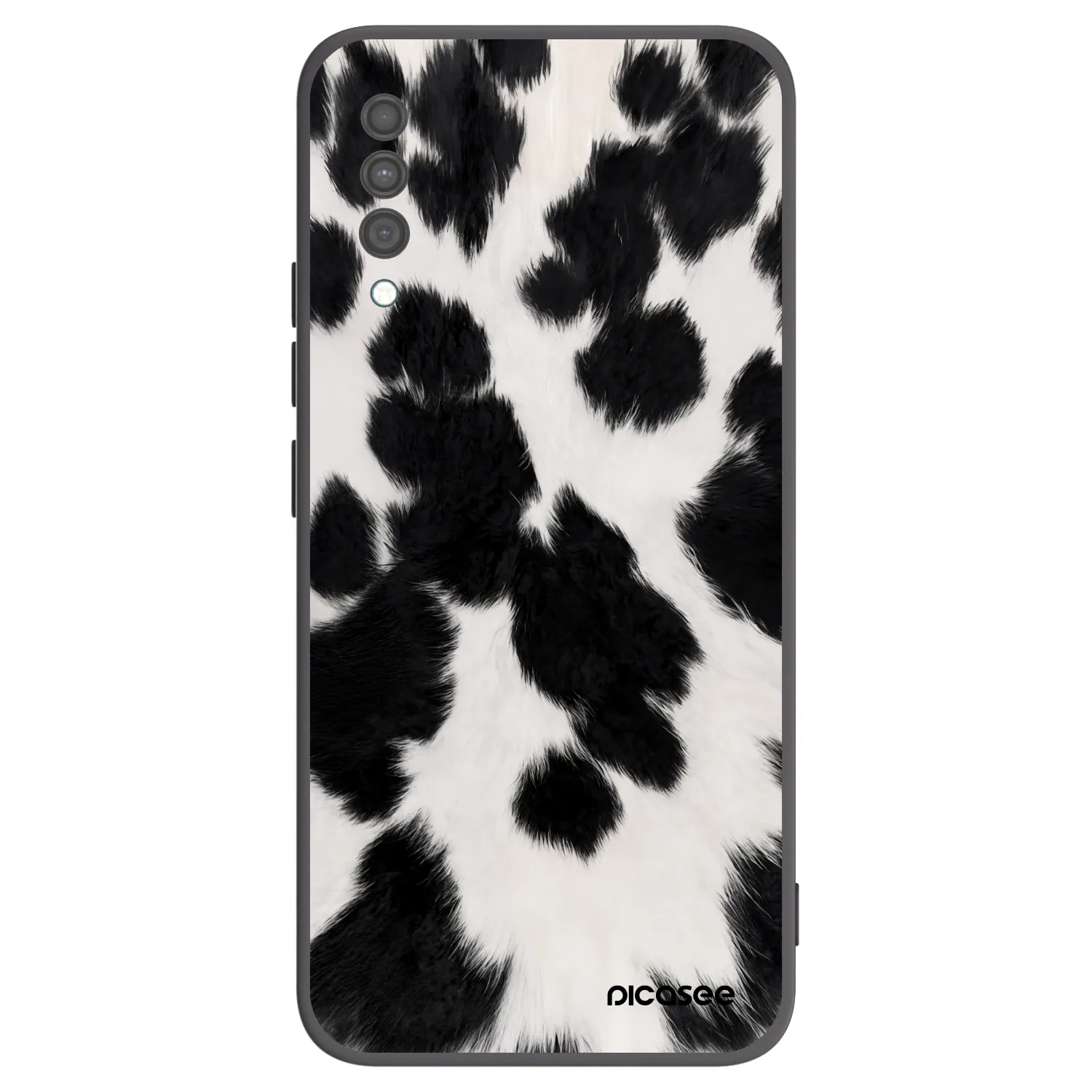 Picasee silikonski črni ovitek za Samsung Galaxy A30s A307F - Black Moo