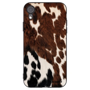 Picasee silikonski črni ovitek za Apple iPhone XR - Rust