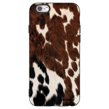 Picasee silikonski črni ovitek za Apple iPhone 6/6S - Rust